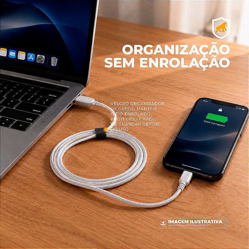 Cabo Dual Armor USB-C para USB-A GShield